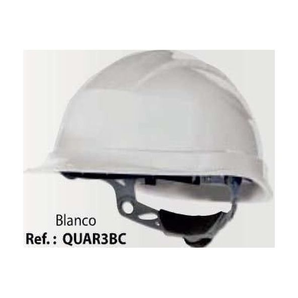 PROIMAN 100809 Casco seguridad Quartz tripolar regulación ruleta blanco 440V