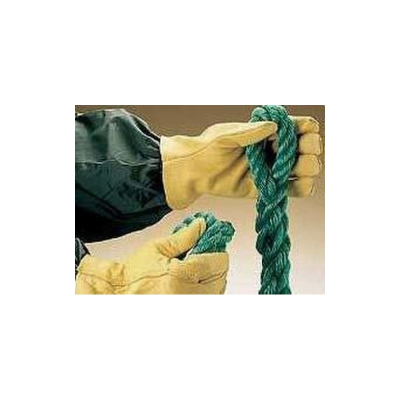 PROIMAN 501810 Guante flor vacuno ribete elástico talla 10 gris