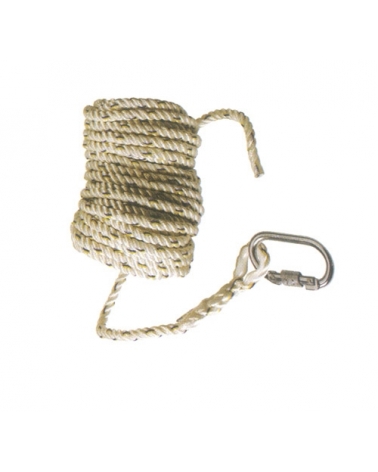 PROIMAN 511420 Cuerda poliamida 14mm 20m con mosquetón rosca