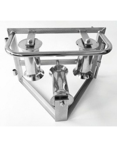 PROIMAN 202621 Rodillo guía cable suelo con giro 190x110x80 acero