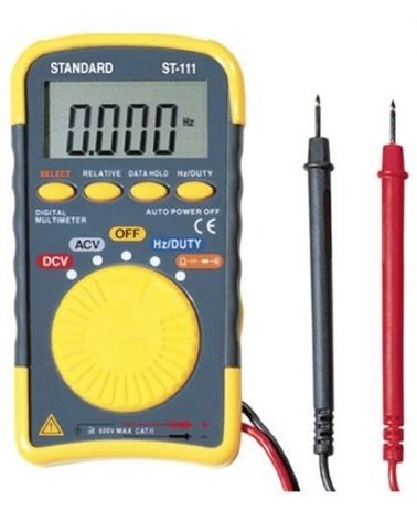 PROIMAN 460001 Multímetro digital tensión corriente alterna 110-380V corriente continua 150-500V