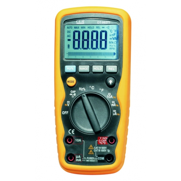 PROIMAN 469927 Multímetro digital DT9927T temperatura+trms
