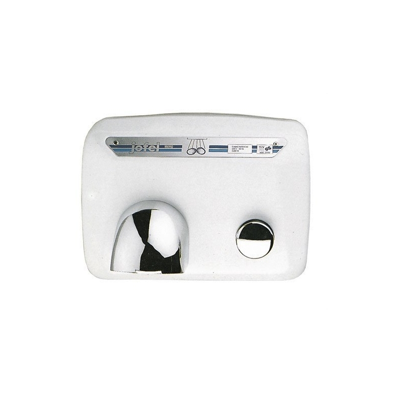 PROIMAN 810001 Secamanos estándar pulsador 2000W blanco