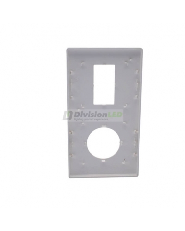 SIMON 27192620-090 Marco mínimo con 2 elementos y enchufe+módulo estrecho blanco SIMON 270