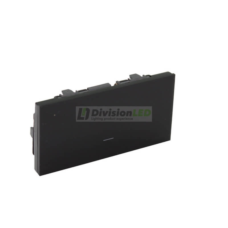 SIMON 10001020-138 Tecla para interruptor regulable negro brillante SIMON 100