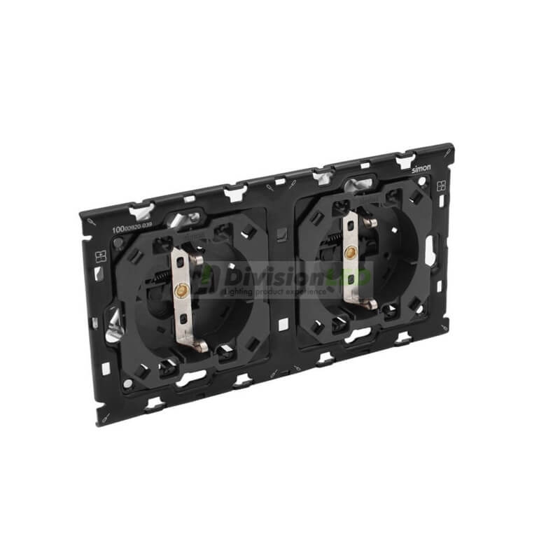 SIMON 10010202-039 Kit back con 2 elementos+2 bases enchufe SIMON 100