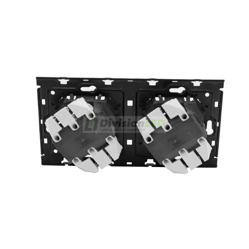 SIMON 10010202-039 Kit back con 2 elementos+2 bases enchufe SIMON 100