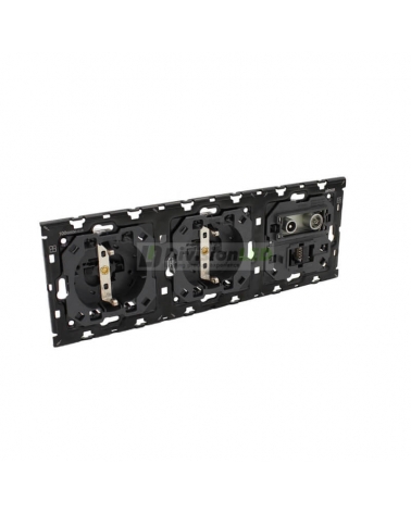 SIMON 10010303-039 Kit back con 3 elementos+2 bases+televisión+RJ45 SIMON 100