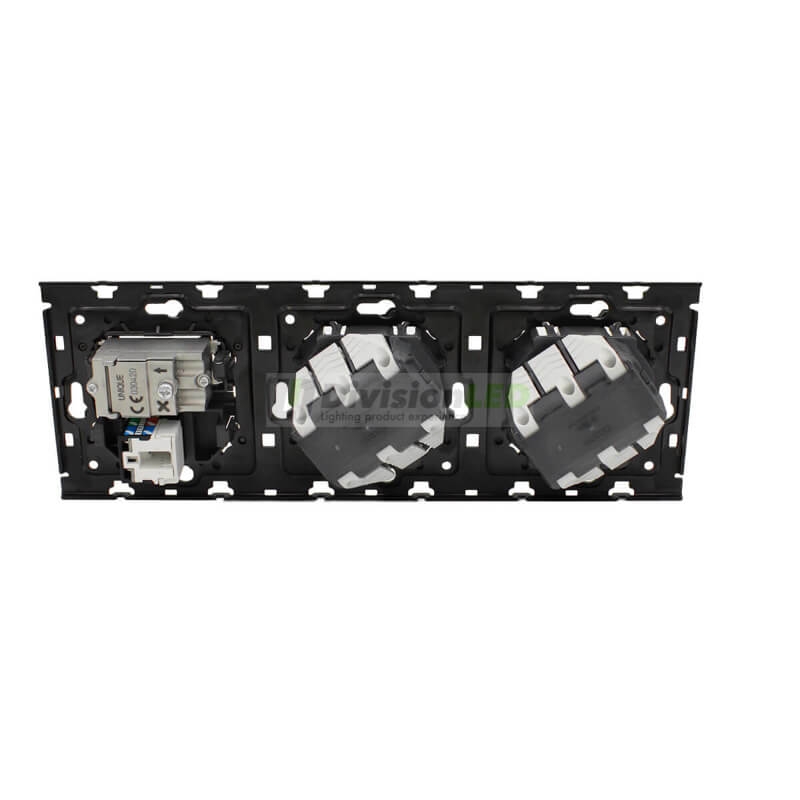 SIMON 10010303-039 Kit back con 3 elementos+2 bases+televisión+RJ45 SIMON 100