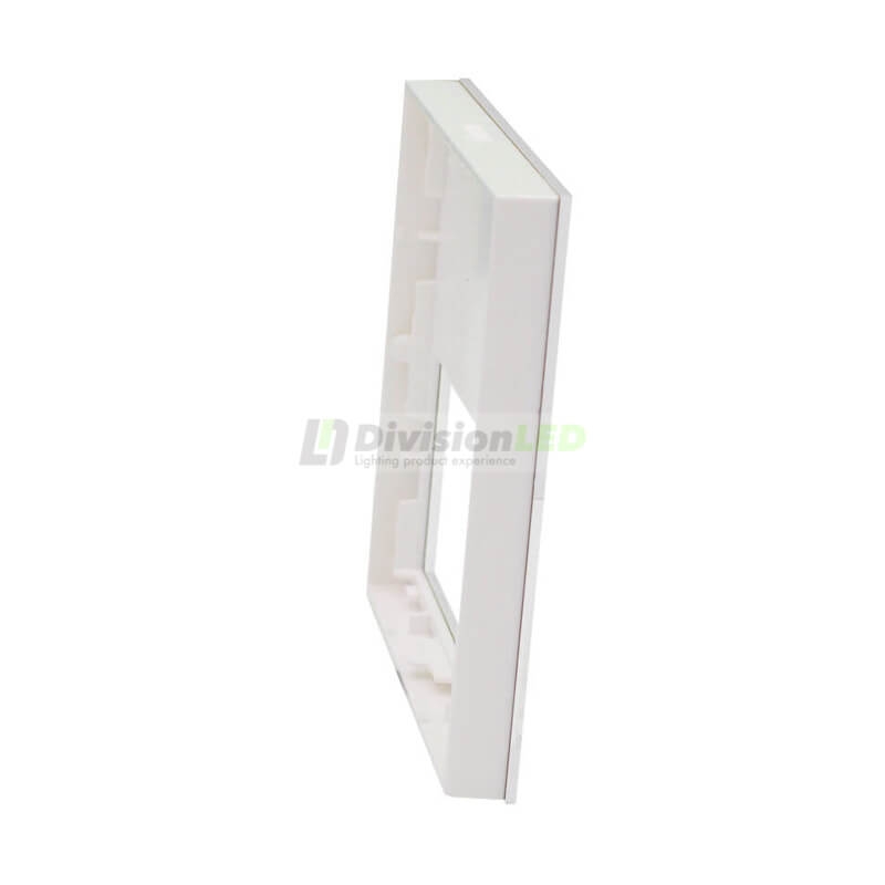 SIMON 10001610-130 Marco mínimo con 1 elemento blanco brillante SIMON 100