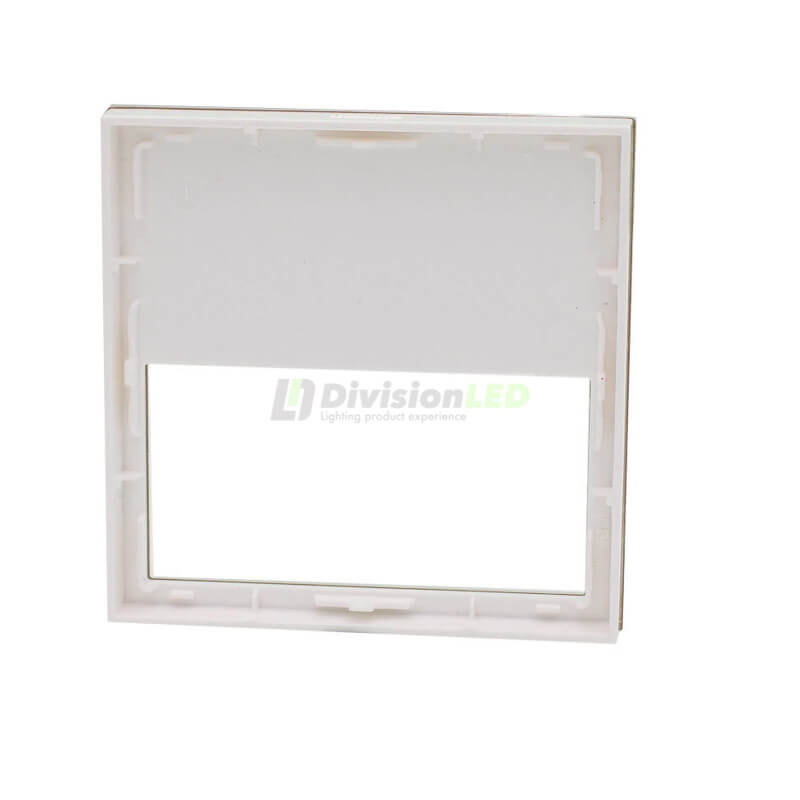 SIMON 10001610-130 Marco mínimo con 1 elemento blanco brillante SIMON 100