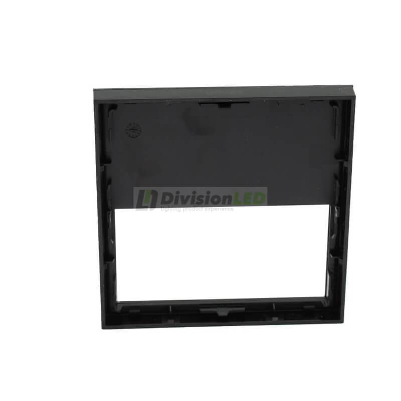 SIMON 10001610-138 Marco mínimo con 1 elemento negro brillante SIMON 100