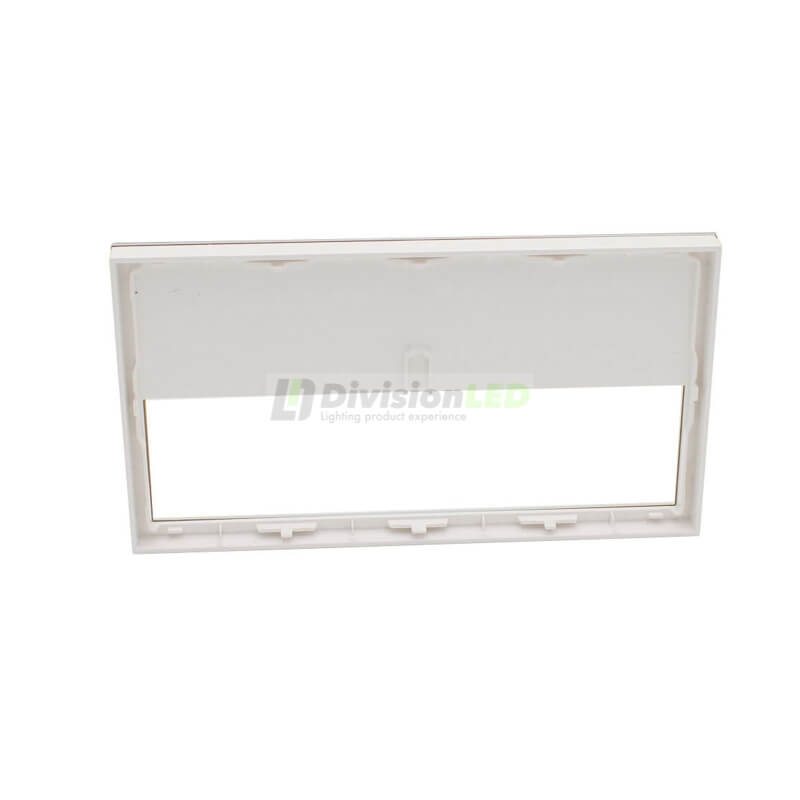 SIMON 10001620-130 Marco mínimo con 2 elementos blanco brillante SIMON 100