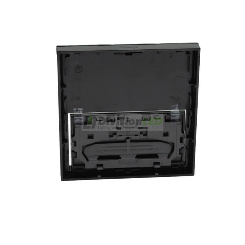 SIMON 10020101-138 Kit frontal con 1 elemento+1 tecla negro brillante SIMON 100