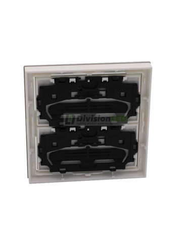 SIMON 10020103-130 Kit frontal con 1 elemento+2 teclas blanco brillante SIMON 100