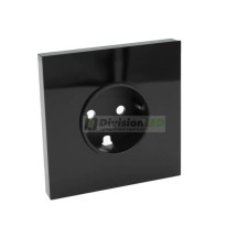 SIMON 10020105-138 Kit frontal con 1 elemento+1 base negro brillante SIMON 100