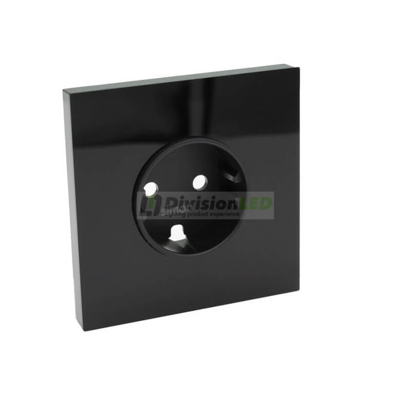 SIMON 10020105-138 Kit frontal con 1 elemento+1 base negro brillante SIMON 100