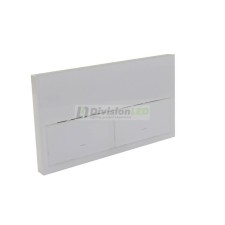 SIMON 10020201-130 Kit frontal con 2 elementos+2 teclas blanco brillante SIMON 100