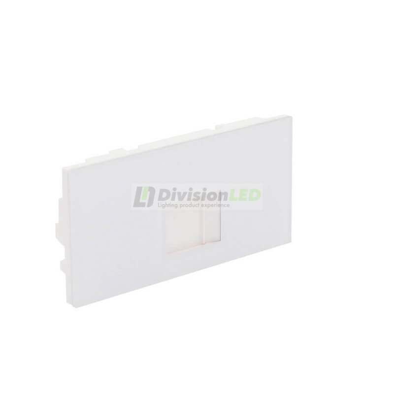 SIMON 10000005-130 Tapa voz y datos con guardapolvo 1 conector RJ45 blanco brillante SIMON 100