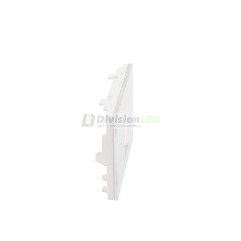 SIMON 10000005-130 Tapa voz y datos con guardapolvo 1 conector RJ45 blanco brillante SIMON 100