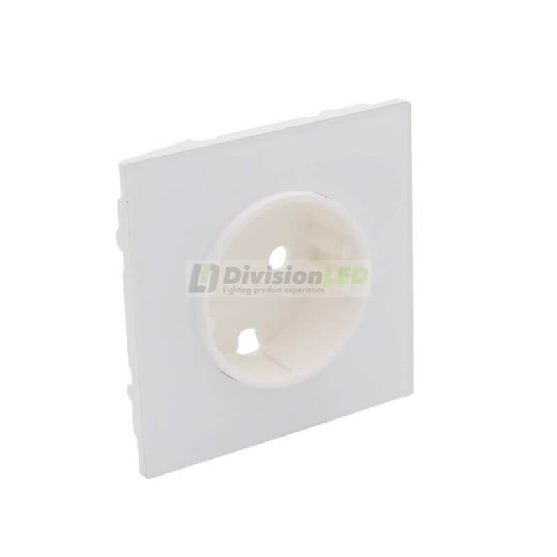 SIMON 10000041-130 Tapa para base enchufe schuko blanco brillante SIMON 100