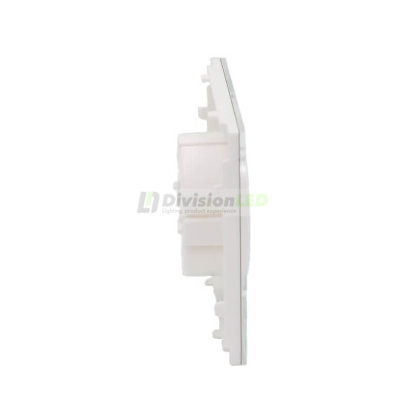 SIMON 10000041-130 Tapa para base enchufe schuko blanco brillante SIMON 100