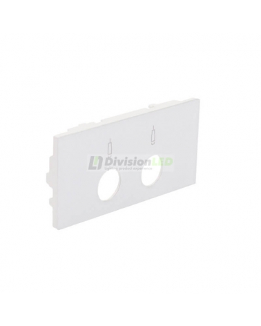 SIMON 10000053-130 Tapa para toma R-TV+SAT blanco brillante SIMON 100