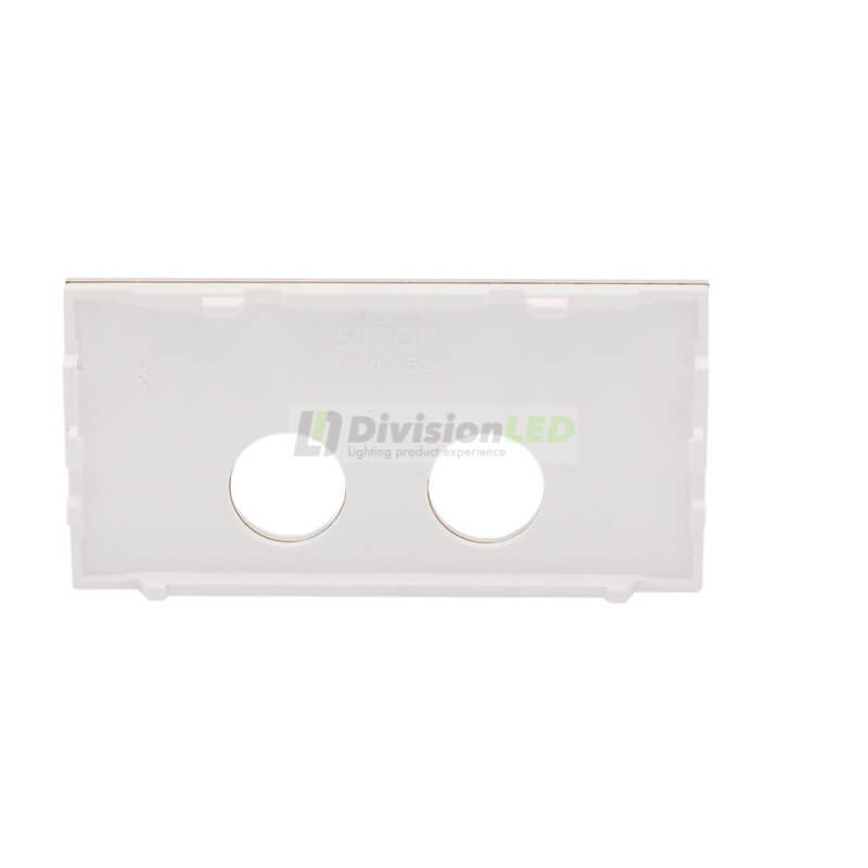SIMON 10000053-130 Tapa para toma R-TV+SAT blanco brillante SIMON 100