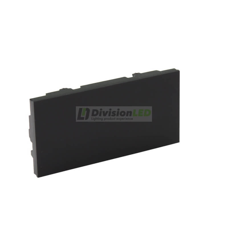 SIMON 10000800-138 Tapa ciega negro brillante SIMON 100