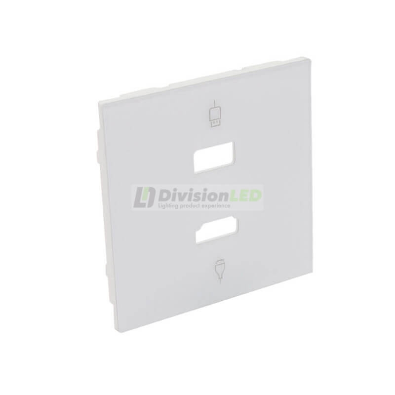 SIMON 10001095-130 Tapa para conector HDMI/USB blanco brillante SIMON 100