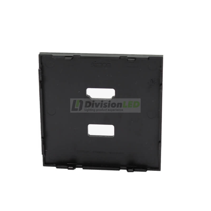 SIMON 10001095-138 Tapa para conector HDMI/USB negro brillante SIMON 100