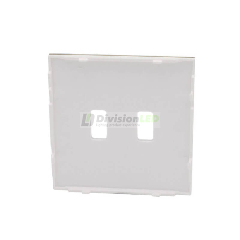 SIMON 10001096-130 Tapa cargador USB 2 conectores blanco brillante SIMON 100