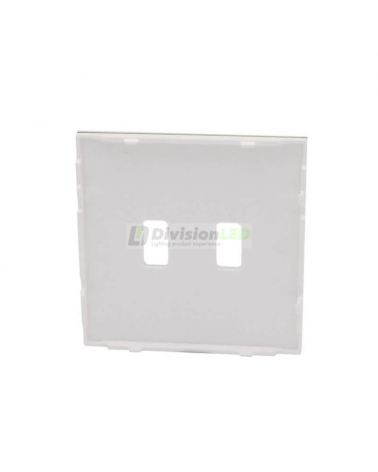 SIMON 10001096-130 Tapa cargador USB 2 conectores blanco brillante SIMON 100