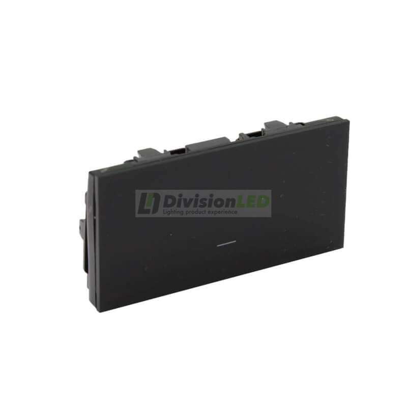 SIMON 10002020-138 Tecla interruptor regulable IO negro brillante SIMON 100