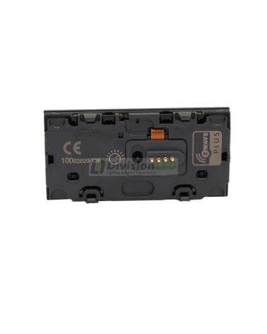 SIMON 10002020-138 Tecla interruptor regulable IO negro brillante SIMON 100