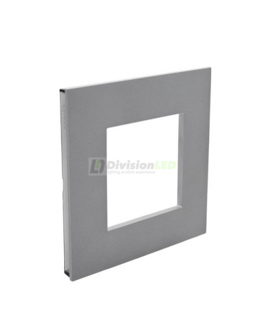 LEGRAND 741031 Placa con 1 elementos aluminio LEGRAND VALENA NEXT