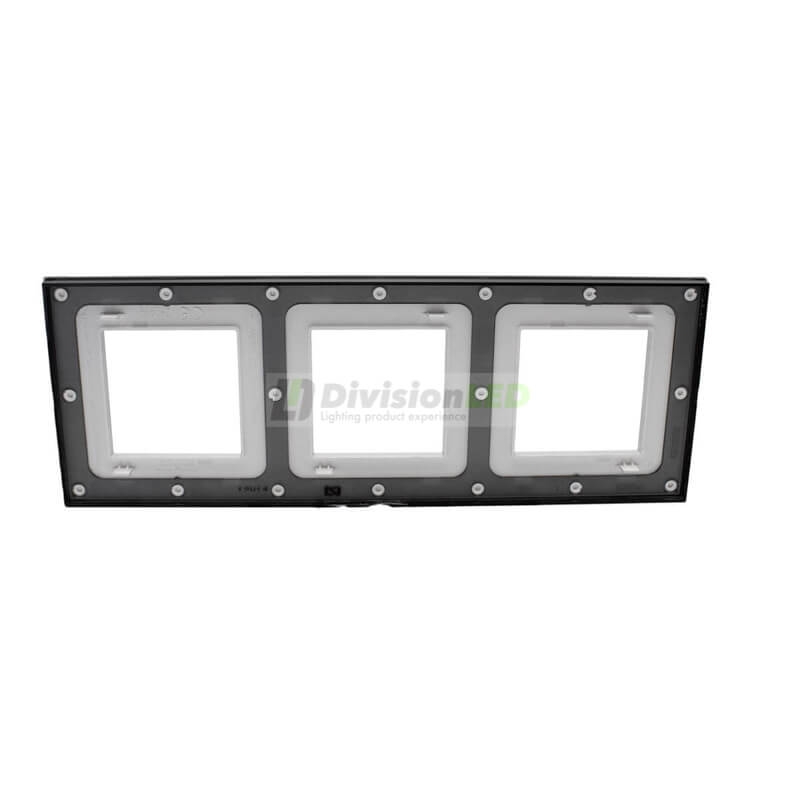 LEGRAND 741033 Placa con 3 elementos aluminio LEGRAND VALENA NEXT