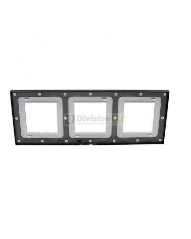 LEGRAND 741033 Placa con 3 elementos aluminio LEGRAND VALENA NEXT