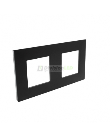 LEGRAND 741052 Placa con 2 elementos dark LEGRAND VALENA NEXT