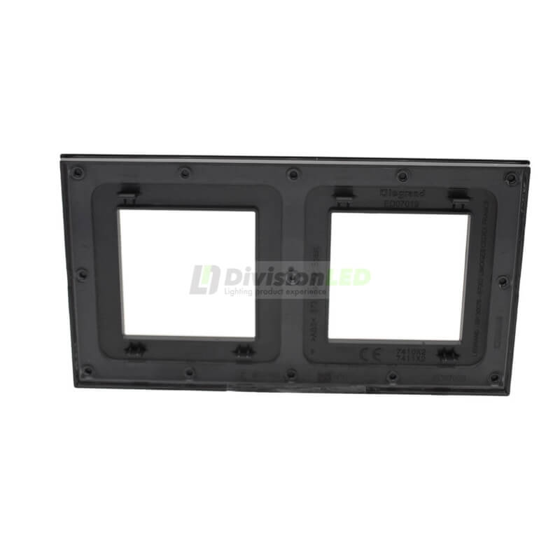 LEGRAND 741052 Placa con 2 elementos dark LEGRAND VALENA NEXT