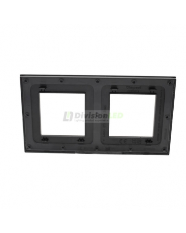 LEGRAND 741052 Placa con 2 elementos dark LEGRAND VALENA NEXT