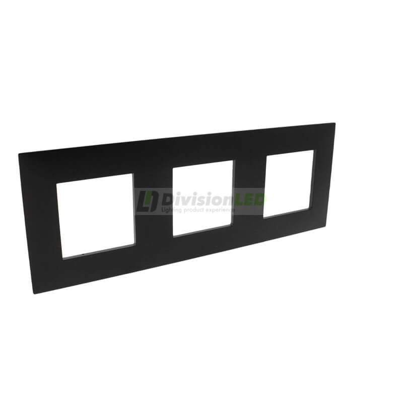 LEGRAND 741053 Placa con 3 elementos dark LEGRAND VALENA NEXT
