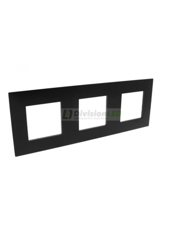 LEGRAND 741053 Placa con 3 elementos dark LEGRAND VALENA NEXT