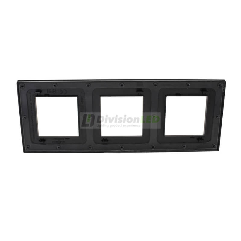 LEGRAND 741053 Placa con 3 elementos dark LEGRAND VALENA NEXT