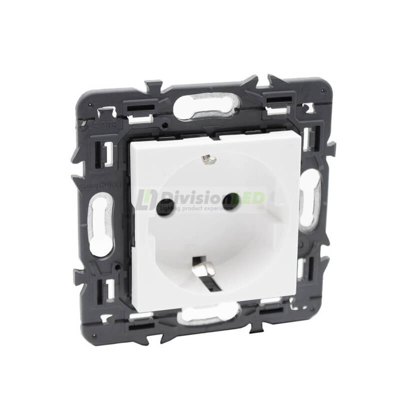 LEGRAND 741220 Base 2P+T 16A tornillo blanco LEGRAND VALENA NEXT