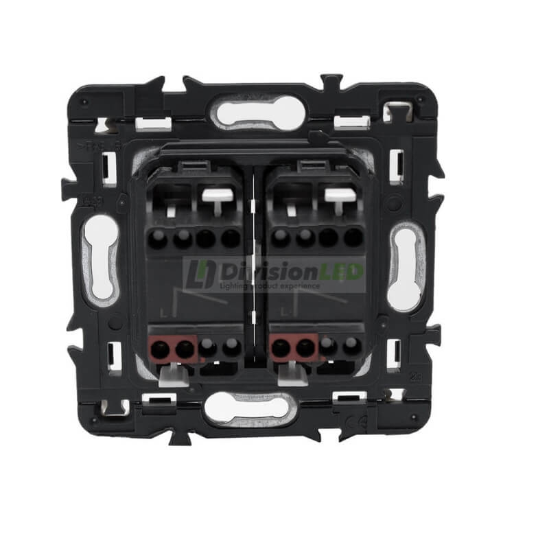 LEGRAND 741244 Interruptor doble 1P 10AX blanco LEGRAND VALENA NEXT