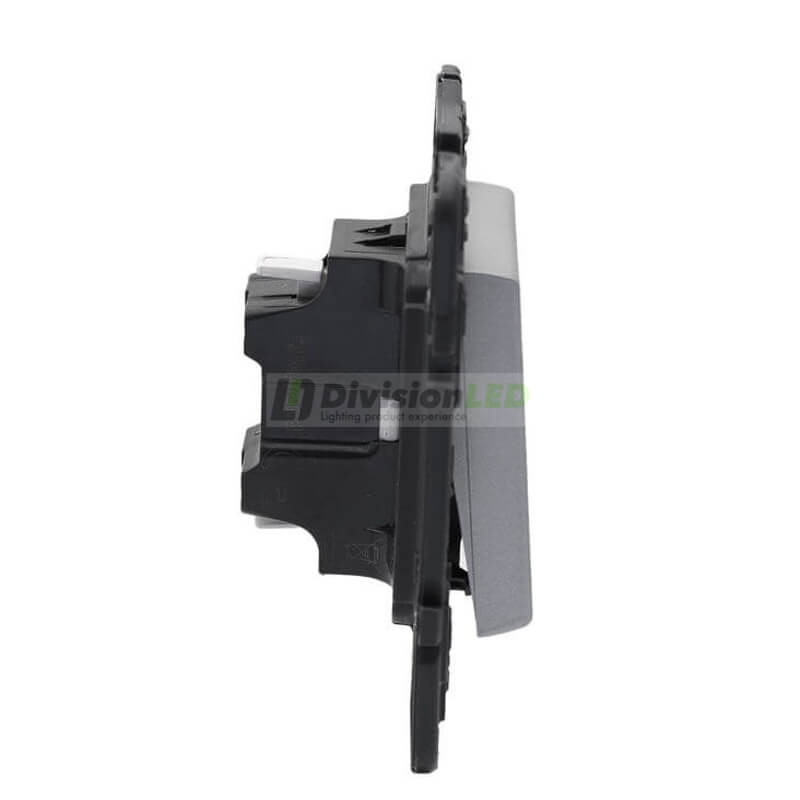 LEGRAND 741342 Interruptor 1P 10AX aluminio LEGRAND VALENA NEXT