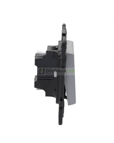 LEGRAND 741342 Interruptor 1P 10AX aluminio LEGRAND VALENA NEXT