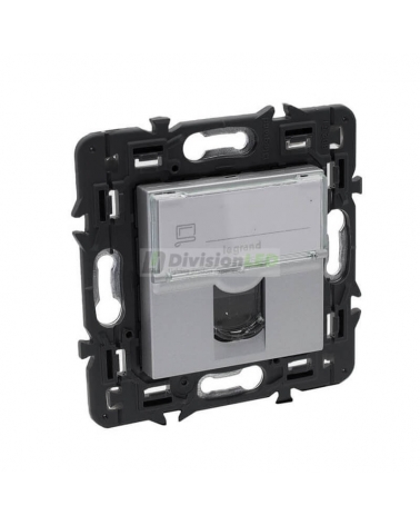 LEGRAND 741375 Base 1XRJ45 UTP Cat 6 aluminio LEGRAND VALENA NEXT