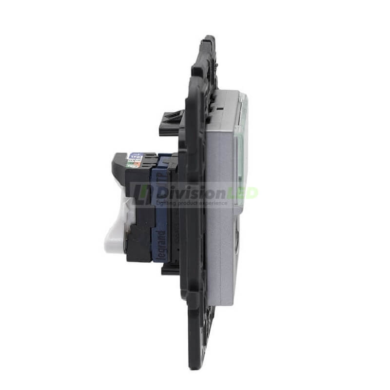 LEGRAND 741375 Base 1XRJ45 UTP Cat 6 aluminio LEGRAND VALENA NEXT